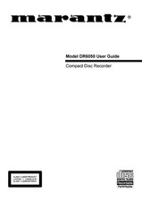 Bedienungsanleitung-Operating Instructions für Marantz DR 6050 