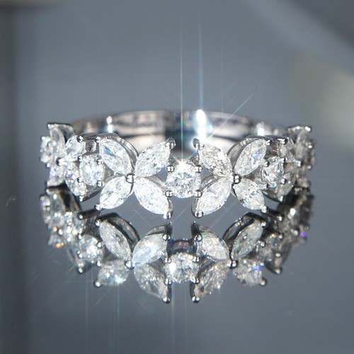 Anello chic trifoglio fiore - chic,