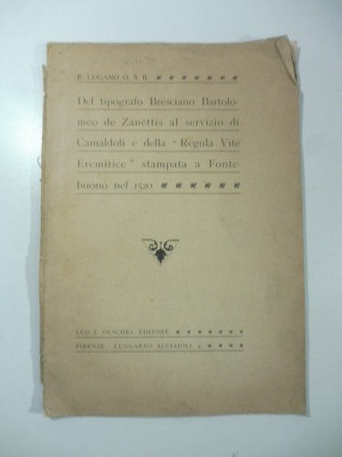 Del tipografo bresciano