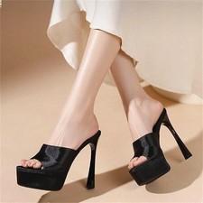 Sandali donna raso plateau