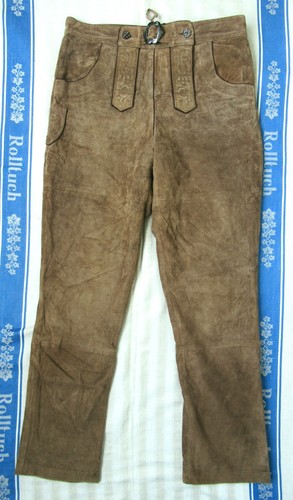 Pantalone pelle marrone - pantalone,