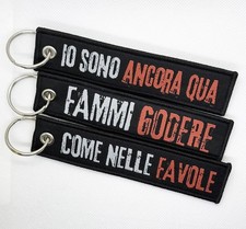 Portachiavi personalizzati Vasco Rossi il Blasco in TESSUTO  personalizzato