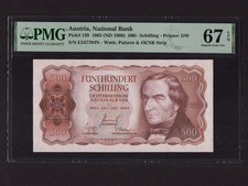 Austria: P-139a, 500 scellini