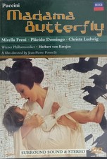 MADAMA BUTTERFLY DVD Puccini Freni Domingo Karajan Opera Classica DECCA Raro
