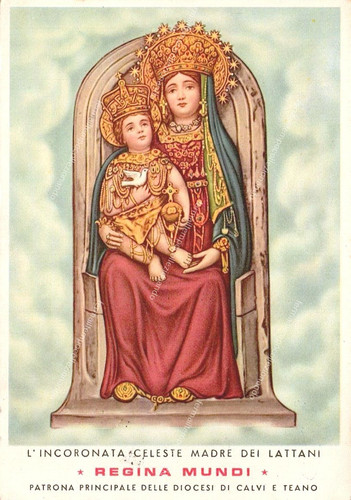 Eh107 cartolina maria dei - cartolina,