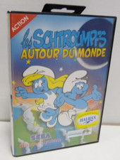 LES SCHTROUMPFS AUTOUR DU MONDE - SMURFS SEGA MASTER SYSTEM NEW WATA VGA READY