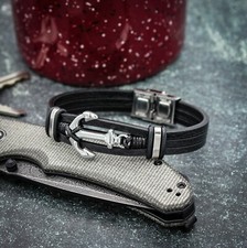 NEW - Bracciale in vera pelle