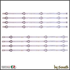 KIT 8 BARRE LED PER TV SAMSUNG