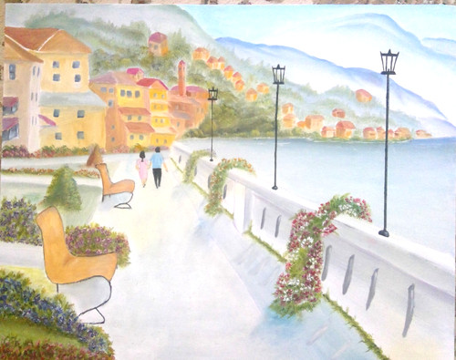 Lago como italia grande - como,