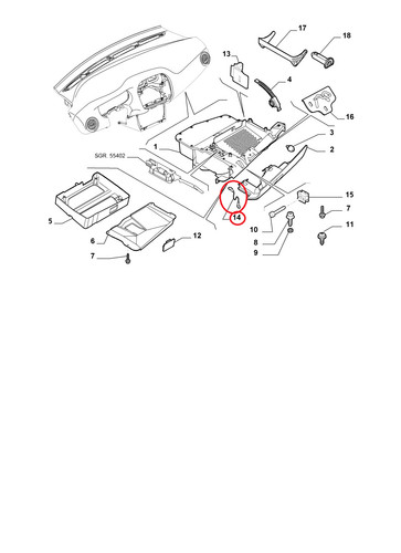 Arresto plancia portastrumenti - arresto,
