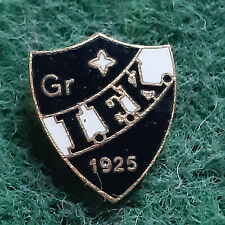 Distintivo spilla bastone smaltato vintage squadra calcio FC IFK GRANKULLA FINLANDIA