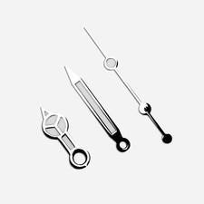 ETA 2824 2834 2750 Ecc Orologio Verde Lume Argento Stile Mercedes Sub Mariner Mani 