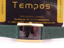 OROLOGIO DA DONNA MOVADO CURVED LA NOUVELLE 87.C1.420.2 ORO 18 KT RIEMPITO ANNI '90