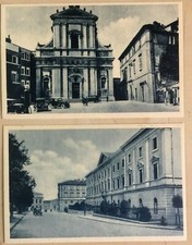 LOTTO DI 2 CARTOLINE   MACERATA - CHIESA S. GIOVANNI - CASERMA FILIPPO CORRIDONI