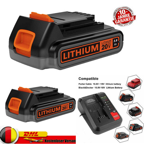 Per black decker 20 v - black, &