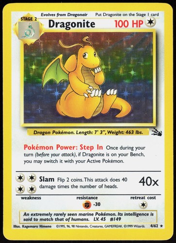 Dragonite pokemon - 4/62,