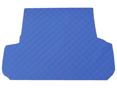 Blu scuro ecopelle trapuntata - scuro,