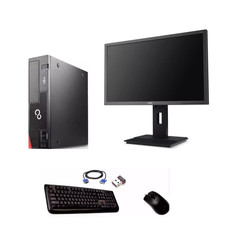 Postazione Completa Pc Fujitsu i5 16Gb Ram SSD 512 Monitor 24" Ricondizionato