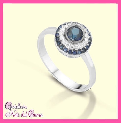 Anello oro bianco 18k - oro, :