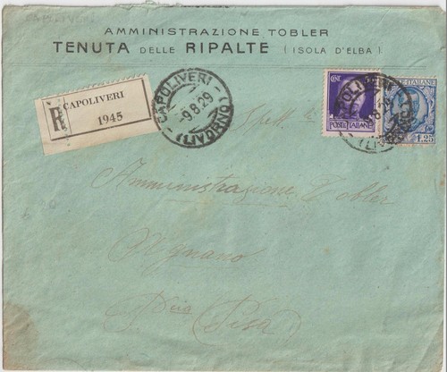 Italia 1929 raccomandata - italia,