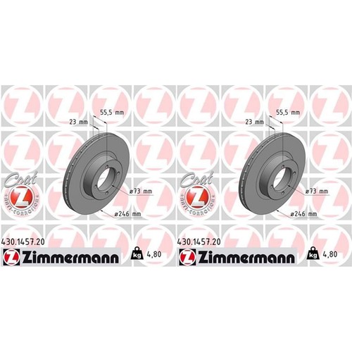 Zimmermann dischi freno - 2x,