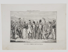 Esercito borbonico Litografia