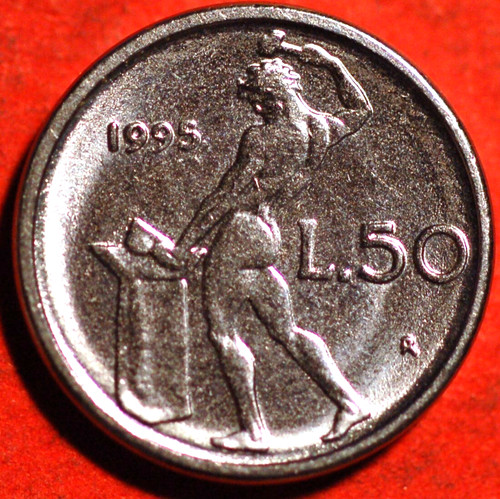 Italy lire small type - small,