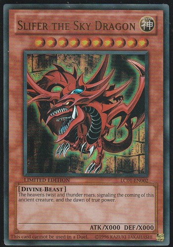 Carte slifer the - yu-gi-oh,