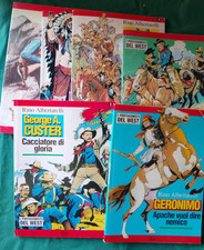 I PROTAGONISTI DEL WEST N°1-2-3-4-5-8-9  A COLORI  DI ALBERTARELLI -HOBBY & WORK