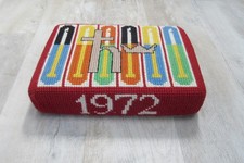 Vintage 1972 Christian hassock