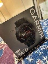 Smartwatch GPS Garmin Fenix 6 Pro Solar 47mm Cassa Acciaio Fibbia Nera Multisport