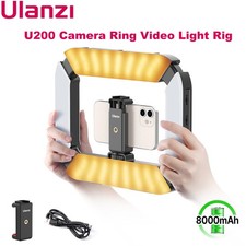 Ulanzi U200 Rechargable Smartphone Camera LED Ring Video Light Rig 2500K-8500K