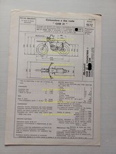 Malaguti 50 Hombre GAM 31 1972 scheda omologazione DGM Facsimile Motorizzazione