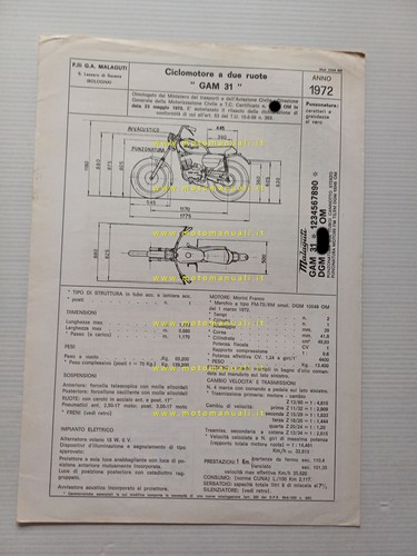 Malaguti hombre gam 1972 - gam, 31