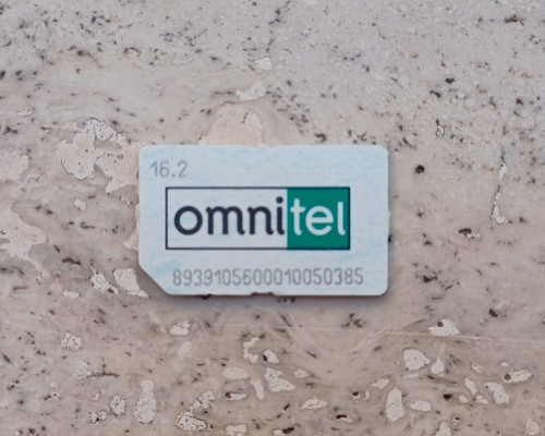 Sim card omnitel collezione - card,