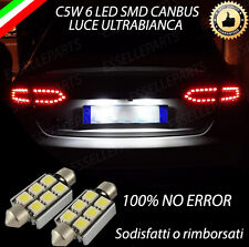 COPPIA LUCI TARGA 6 LED AUDI
