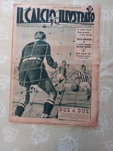 Calcio illustrato 1940 - calcio, n
