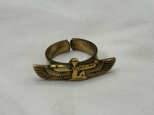 Anello iside alata regolabile - anello,
