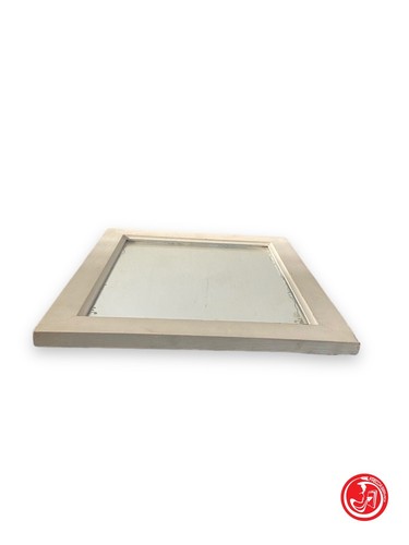 Specchio cornice bianca - in,