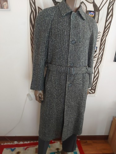 Cappotto uomo tweed spigato - cappotto,