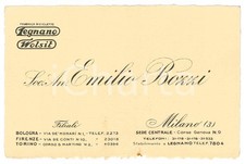 1938 CICLISMO Emilio BOZZI Biciclette LEGNANO - Autografo Mario DELLA TORRE