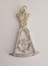 Gioiello  massonico 14 ° grado rito scozzese collare gioiello-argento