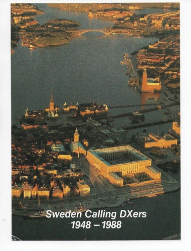 Qsl radio svezia chiama dxers - radio,