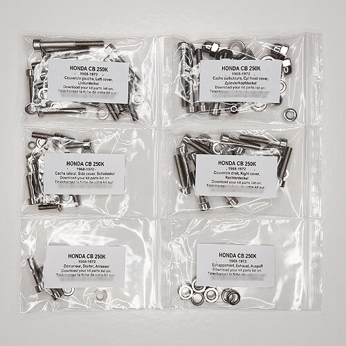 Honda 250 1968 1972 kit - cb, k