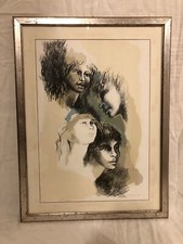 Quadro Augusto Murer - Volti 27/100