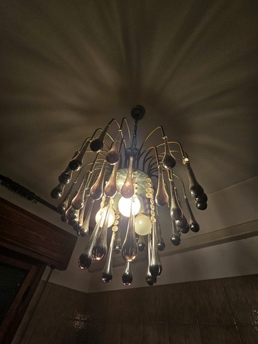 Lampadario vintage gocce in - lampadario, a