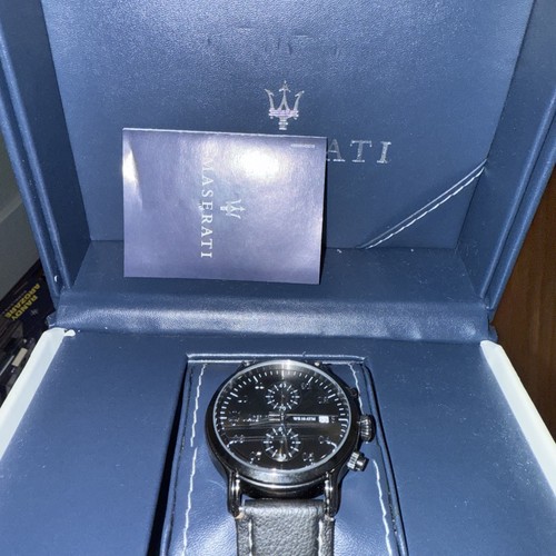 Maserati chronograph black - maserati,