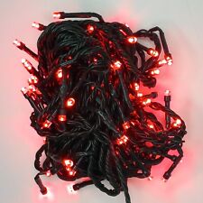 CATENA 96 LED ROSSI uso interno ed esterno con giochi di luce e trasformatore