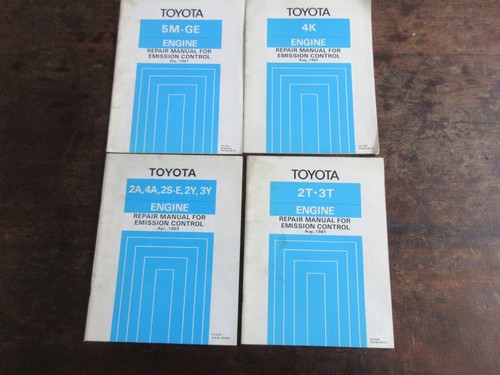 Toyota repair manual - manual, emission