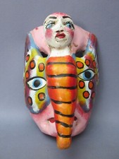 Maschera legno scultura etnica